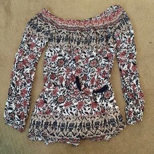 Cute Printed Romper. Size S. Brand is Cotton Candy.